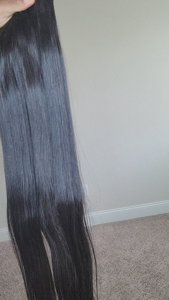 Jet Black Bust down 32 INCHES